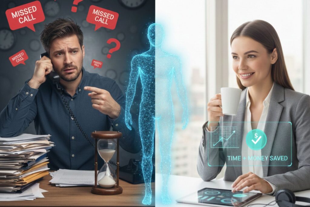 The Hidden Cost of Missing Calls: How AI Receptionists Save You Time and Money